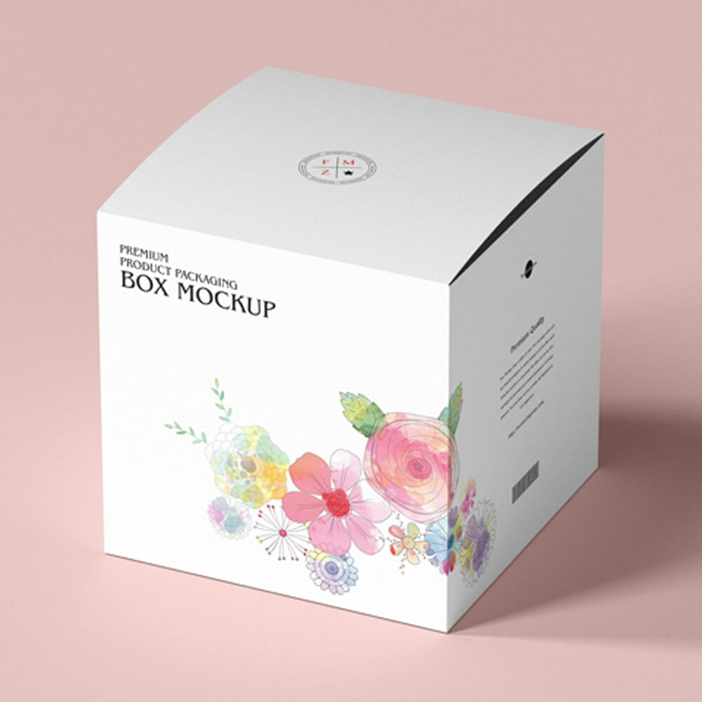 Free Premium Product Packaging Box Mockup