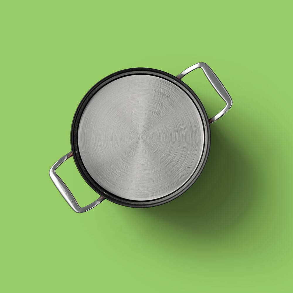 Free Saucepan Mockup Top View PSD