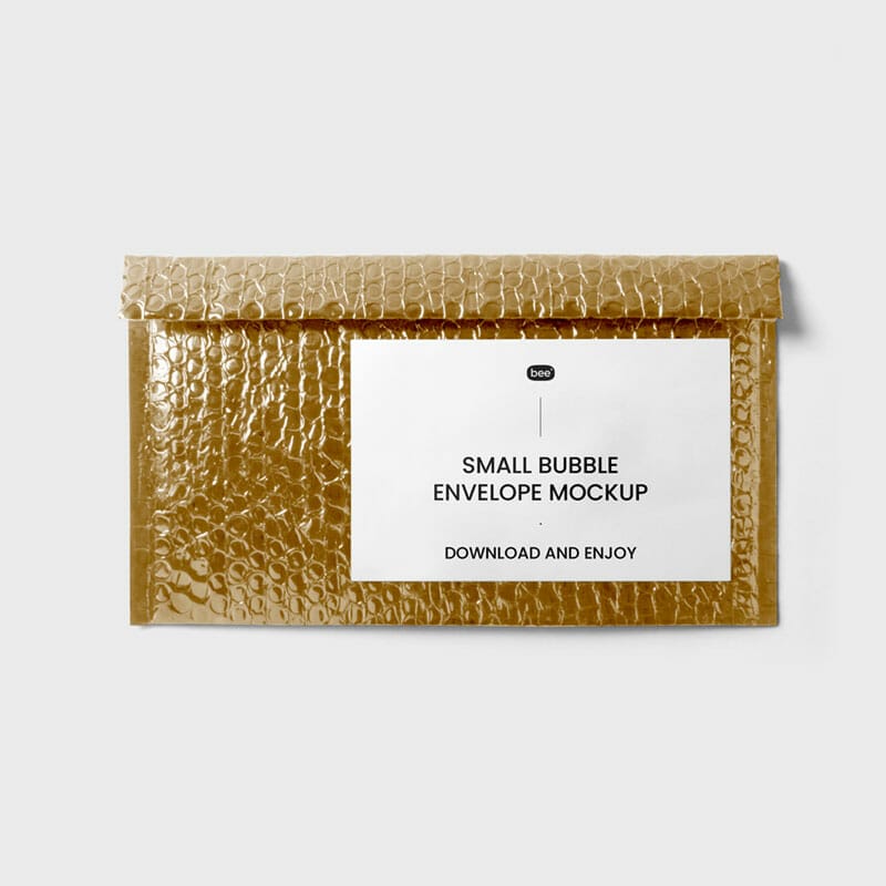 Free Small Bubble Envelope Mockup