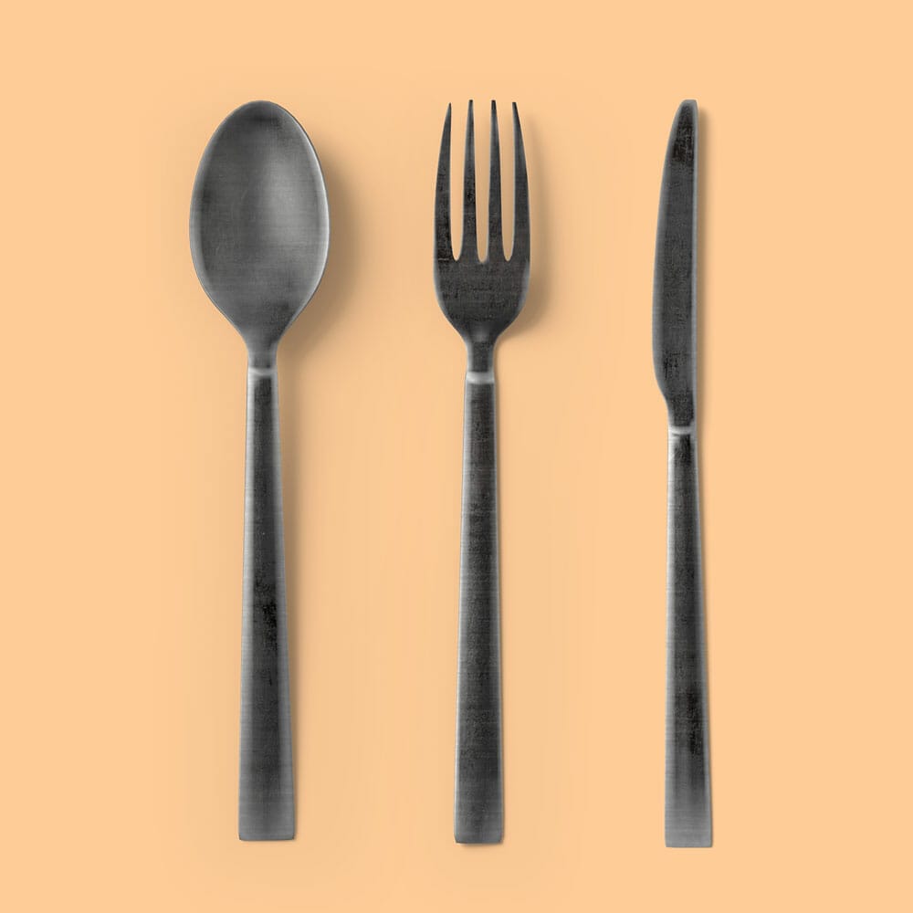 Free Top View Old Kitchen Tool Mockup PSD