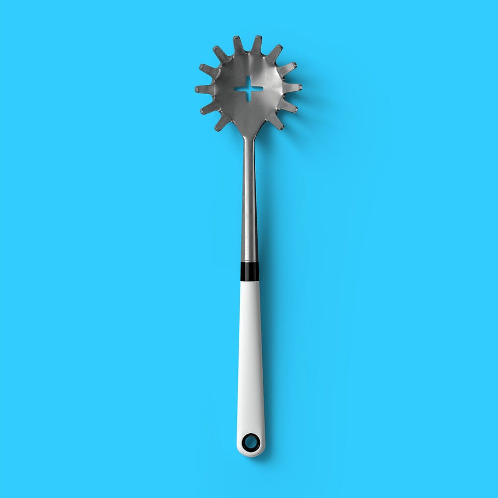 Free Top View Pasta Server Mockup PSD