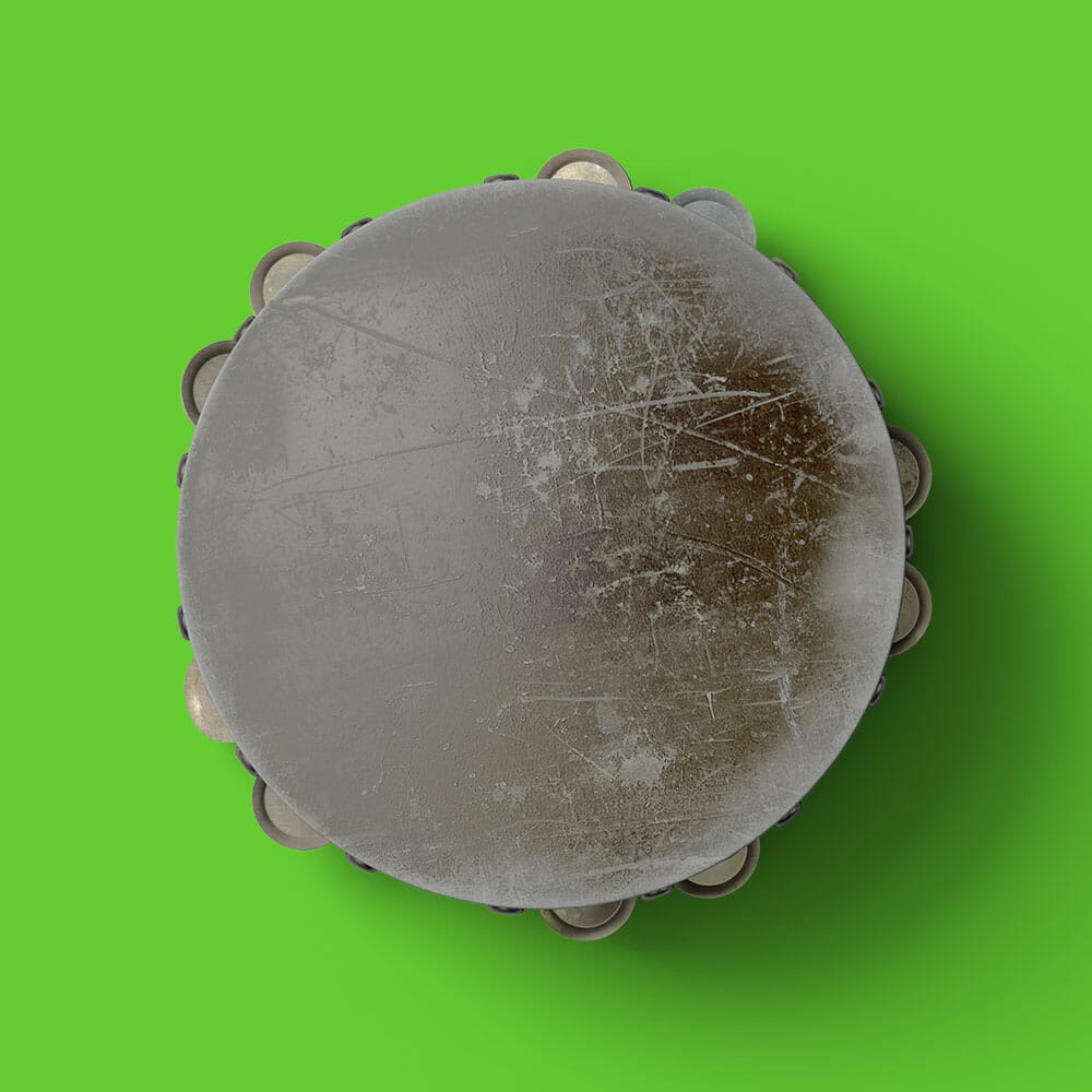 Free Top View Timbrel Mockup PSD