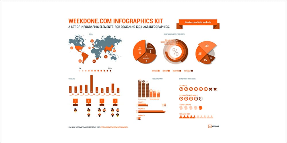 Free Vector Infographic Elements Kit