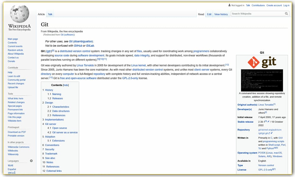Git Wikipedia