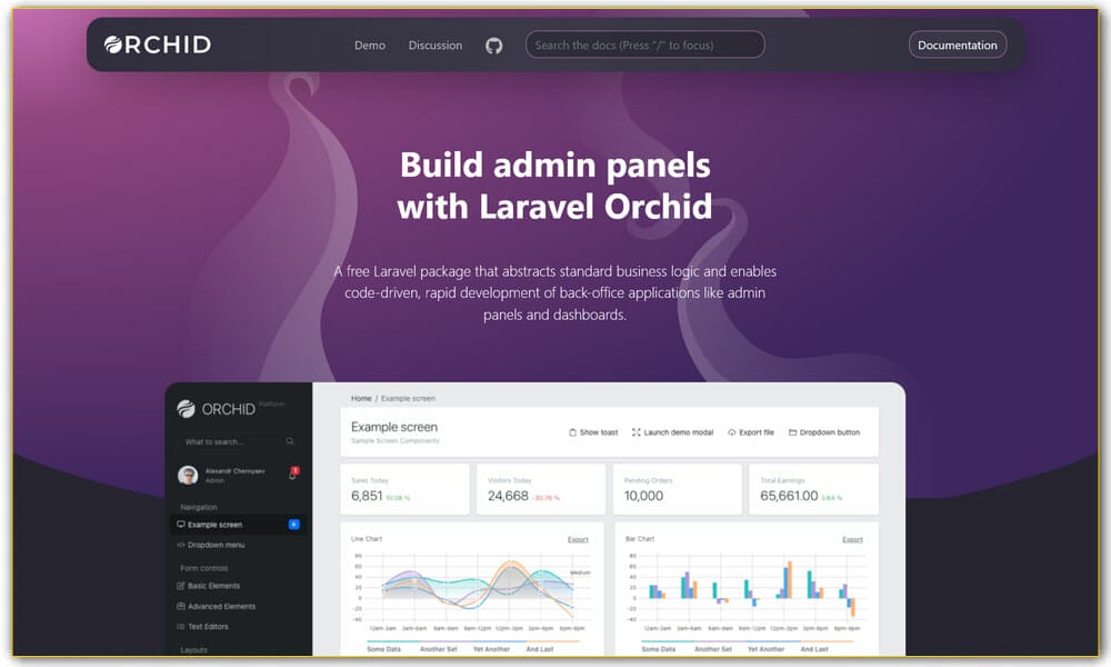 Laravel Orchid