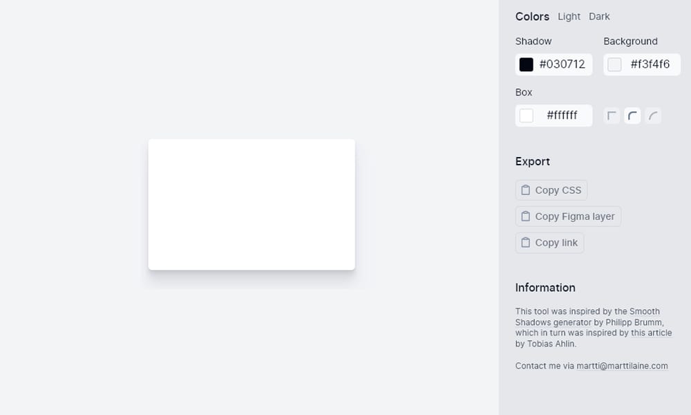 Smooth Shadow Generator