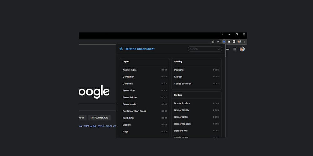 Free Tailwind CSS UI Components and Resources 76 Tailwind Cheat Sheet Extension