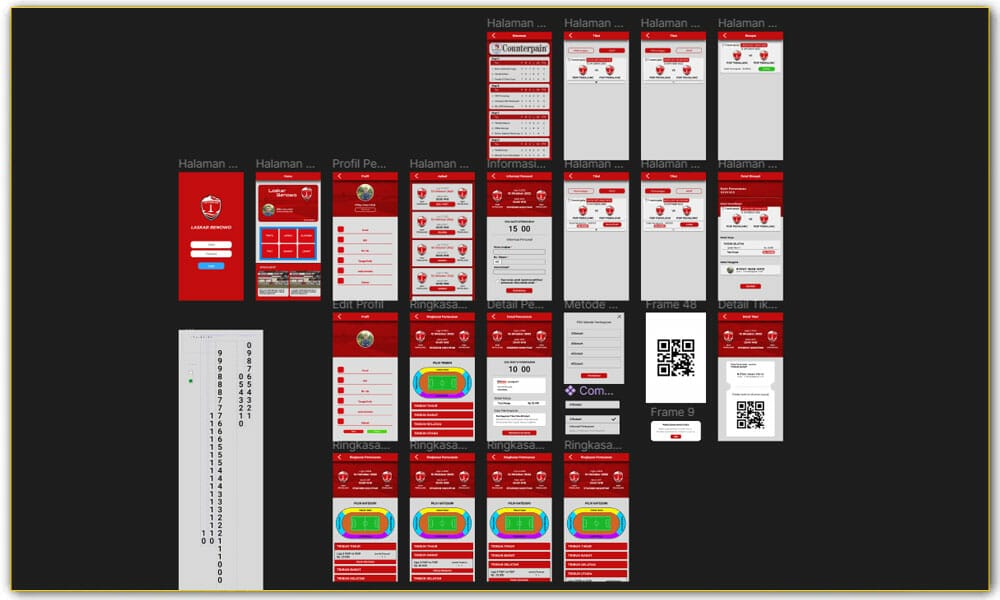 UI Booking E-Ticket Mochtar Stadium Pemalang