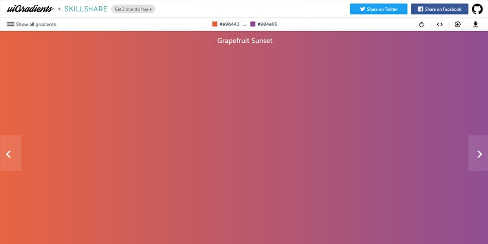The Top Free CSS Gradient Generators 10 uiGradients