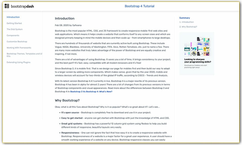 Bootstrap 4 Tutorial | BootstrapDash