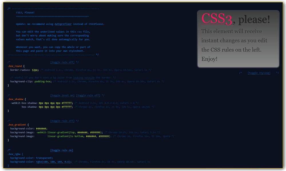 CSS3 Please!