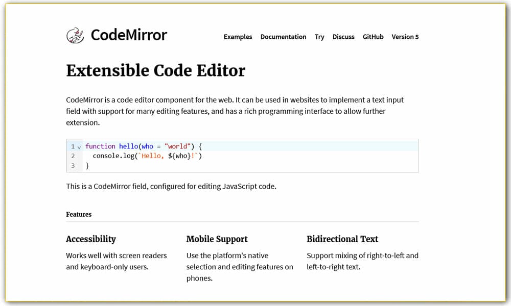 CodeMirror