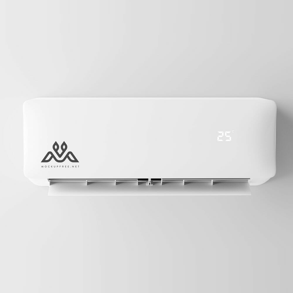 Free Air Conditioner Mockup PSD