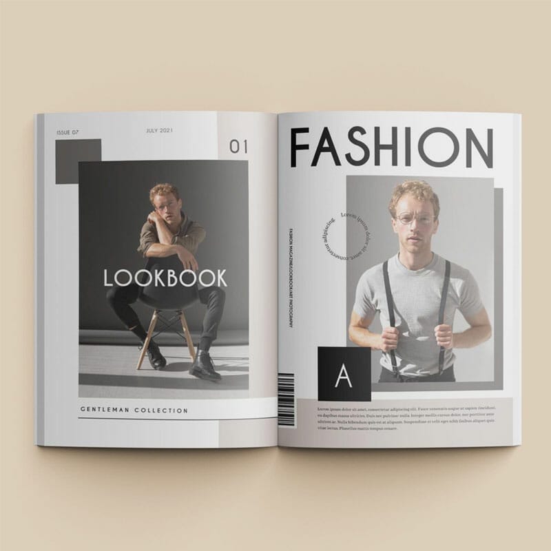 Free Book Page Mockup PSD Template PSD