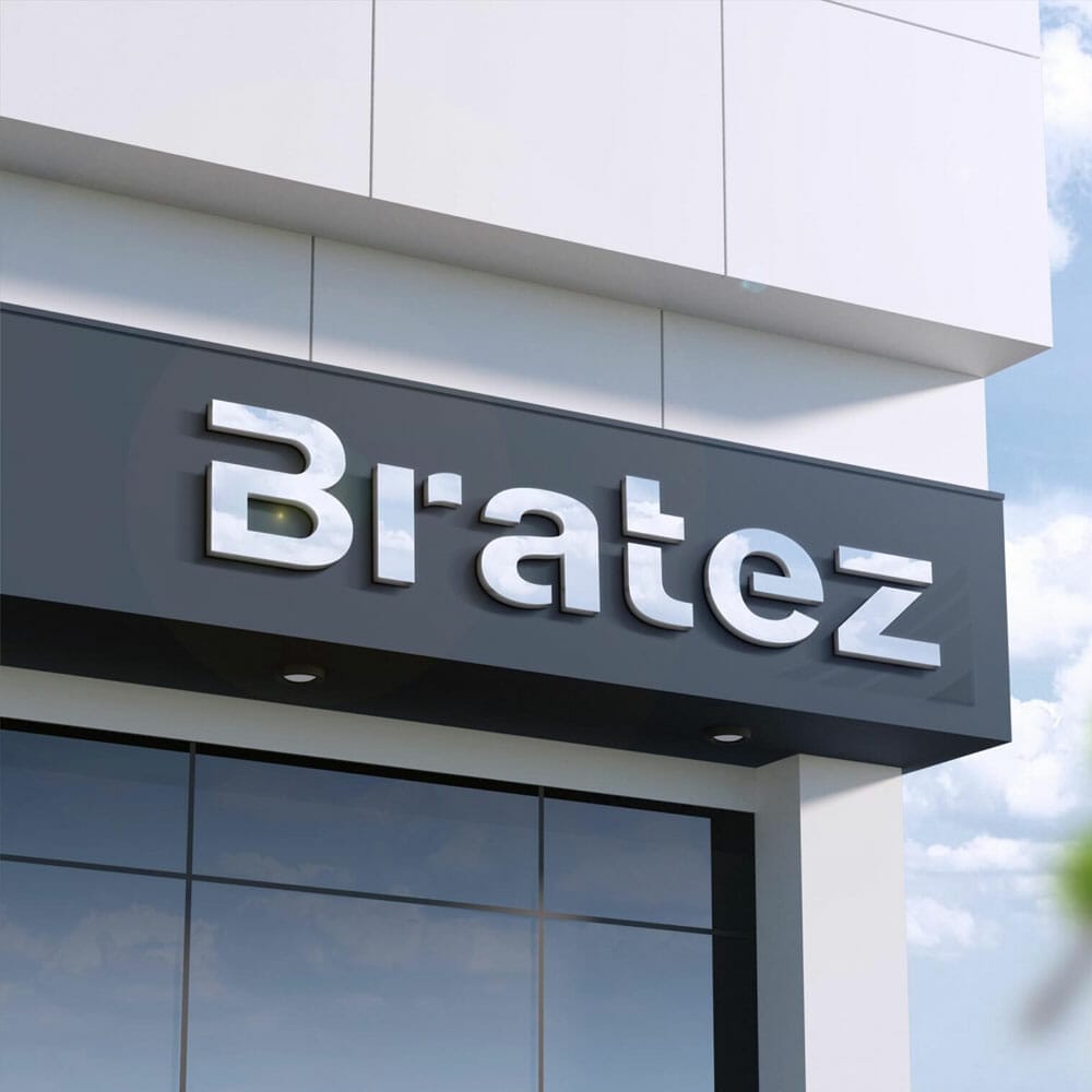 Free Building Facade Mockup PSD Template PSD