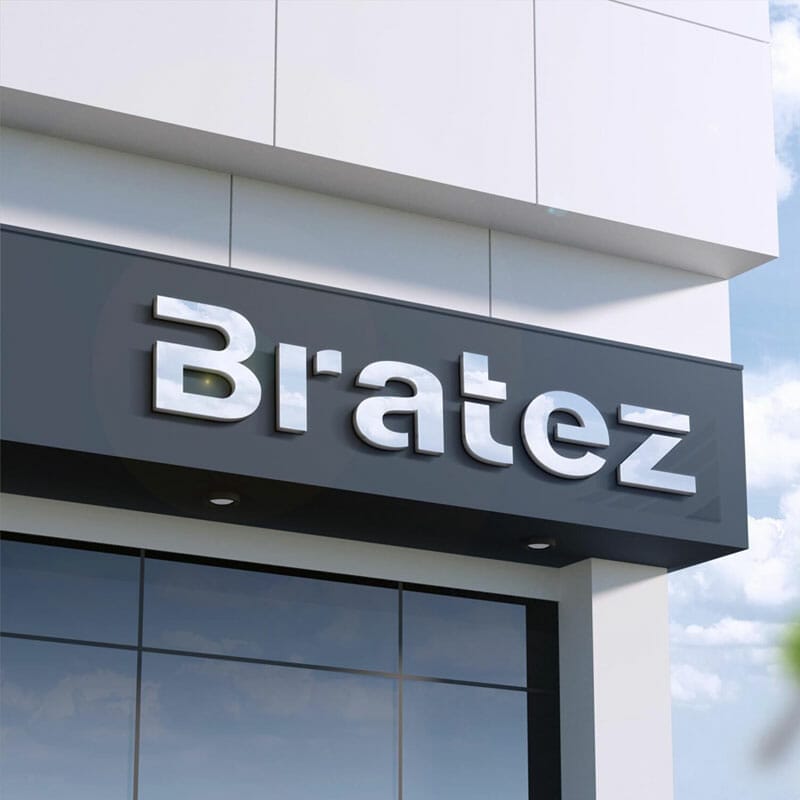 Free Building Facade Mockup PSD Template PSD