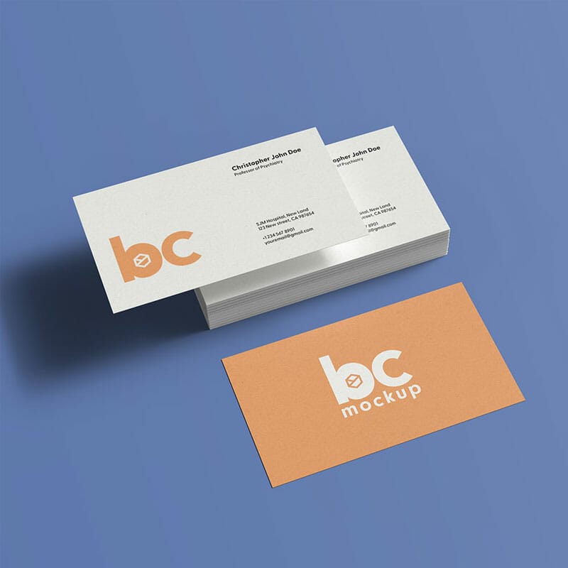 Free Business Card Mockup PSD