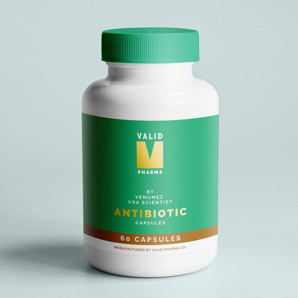 Free Capsule Medicine Bottle Mockup PSD