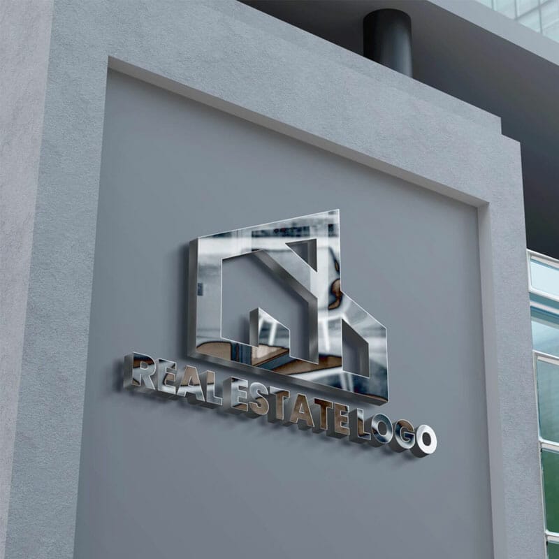 Free Construction Sign Mockup PSD Template