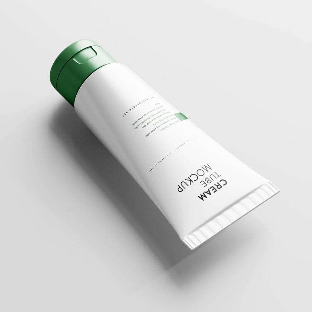 Free Cream Tube Mockup PSD
