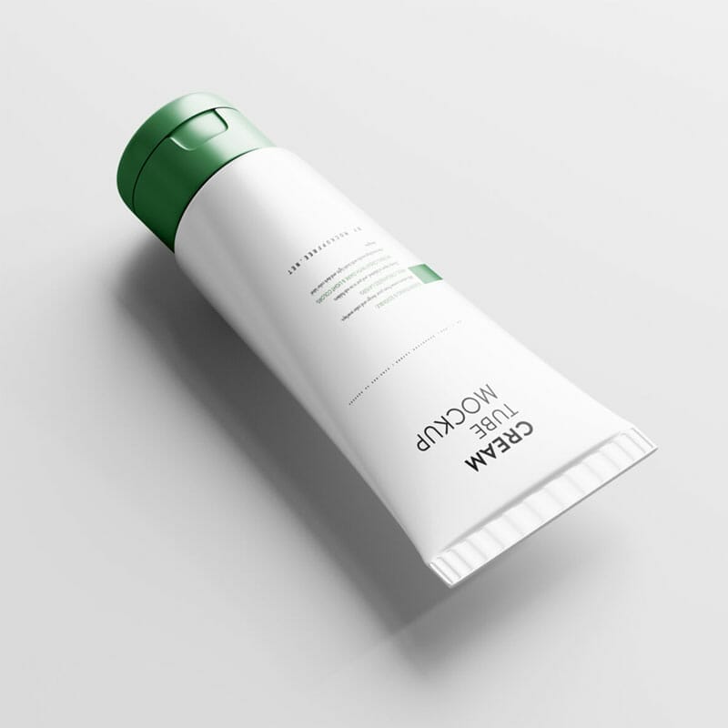 Free Cream Tube Mockup PSD