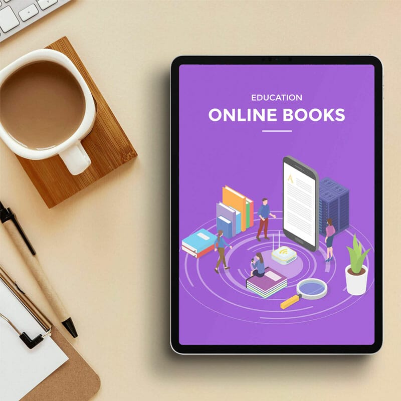 Free Ebook Cover Mockup PSD Template