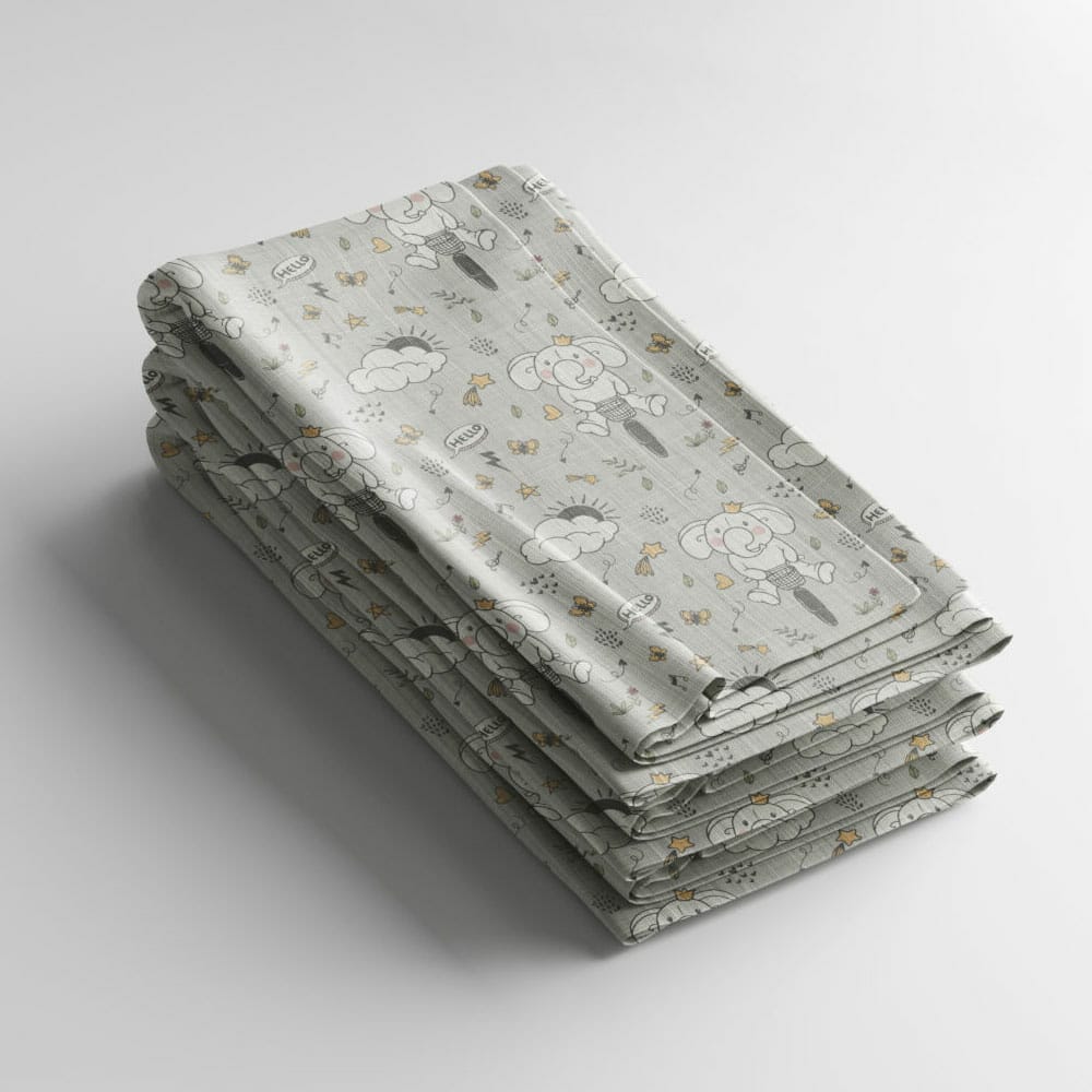 Free Flax Blanket Mockup PSD