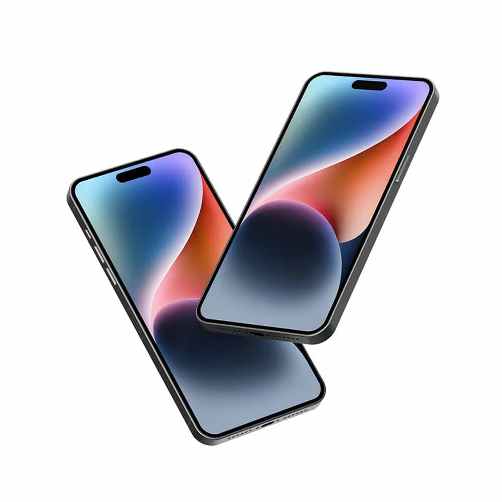 Free Floating iPhone 14 Pro Max Mockup PSD