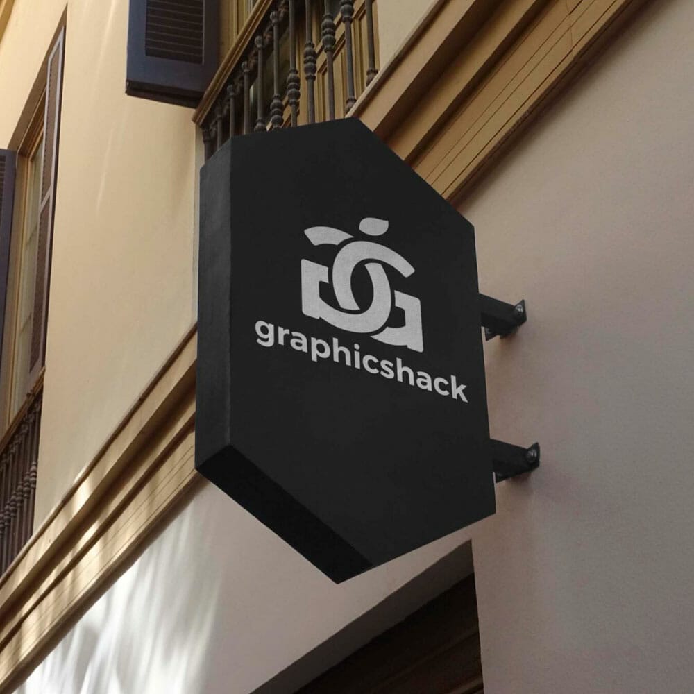 Free Hanging Sign Mockup PSD Template