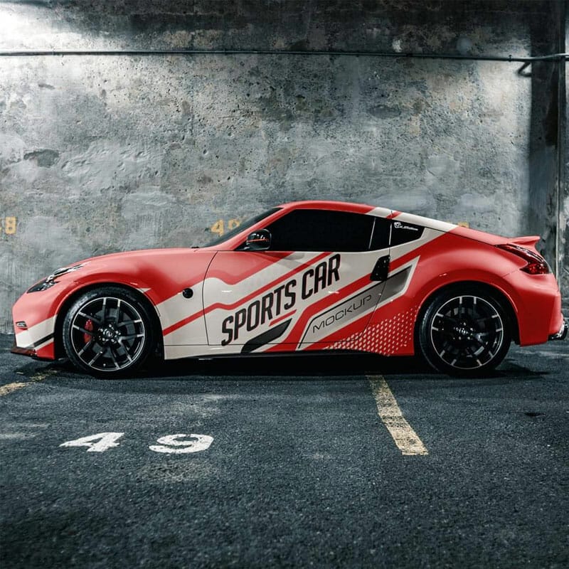 Free Heavy Duty Truck Branding Mockup PSD