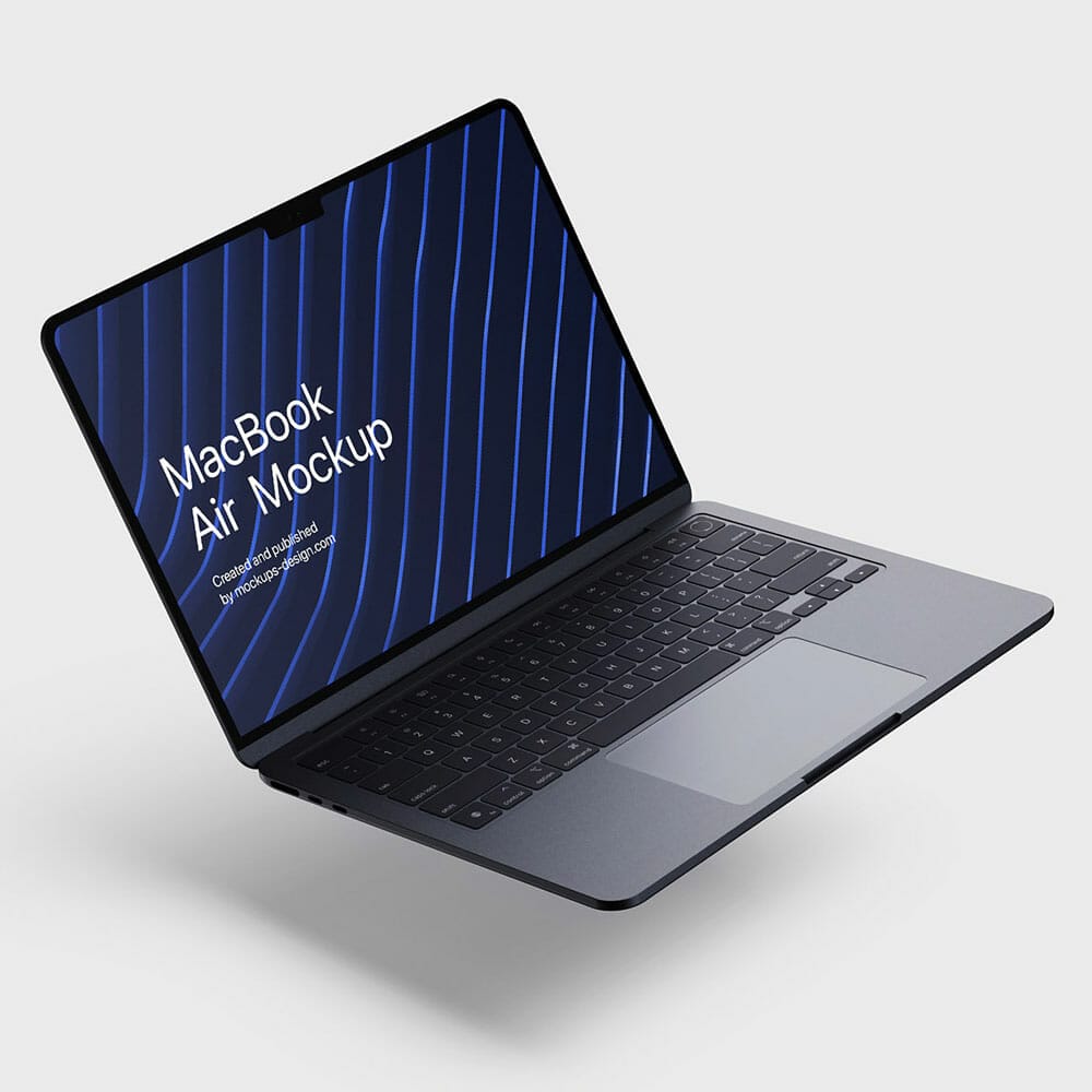 Free MacBook Air 2022 Mockup