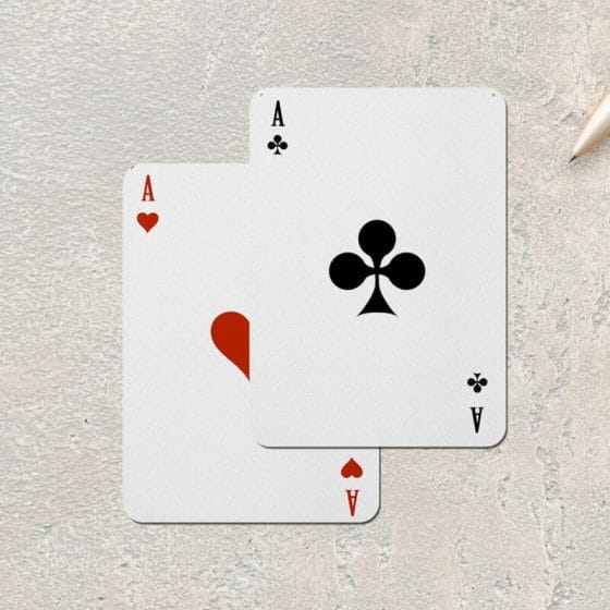 Free Poker Card Mockup PSD Template
