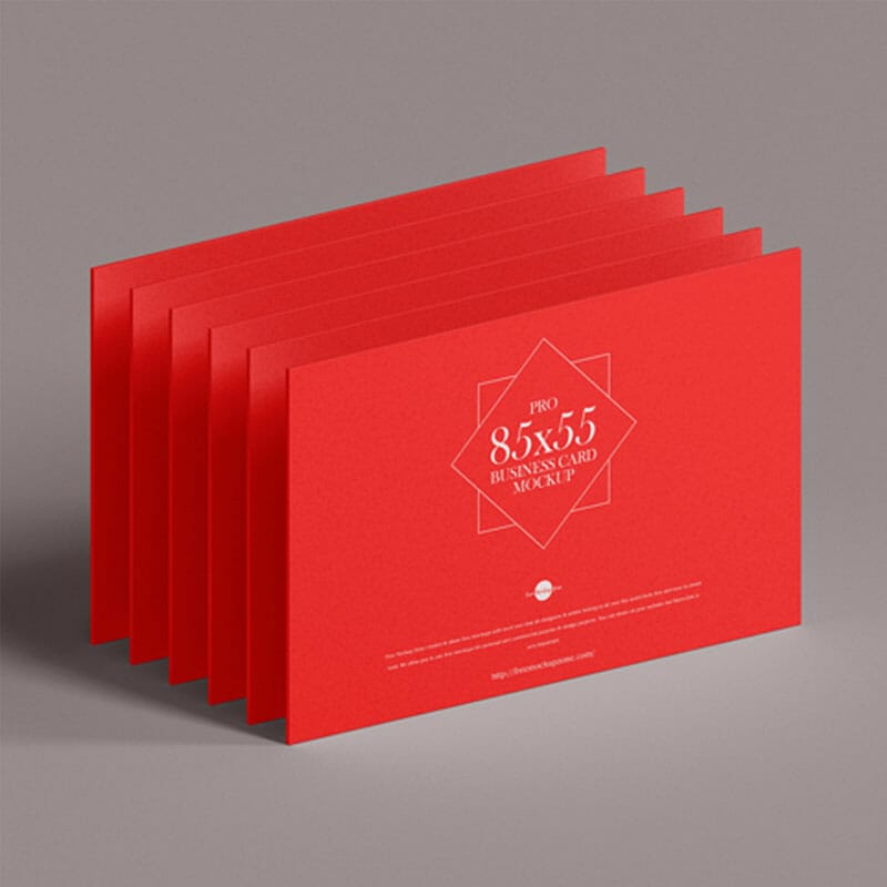 Free Pro 85×55 mm Business Card Mockup