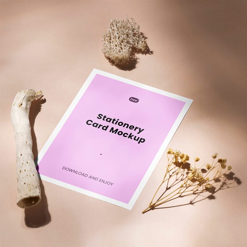 Free Stationery Document Mockup PSD » CSS Author