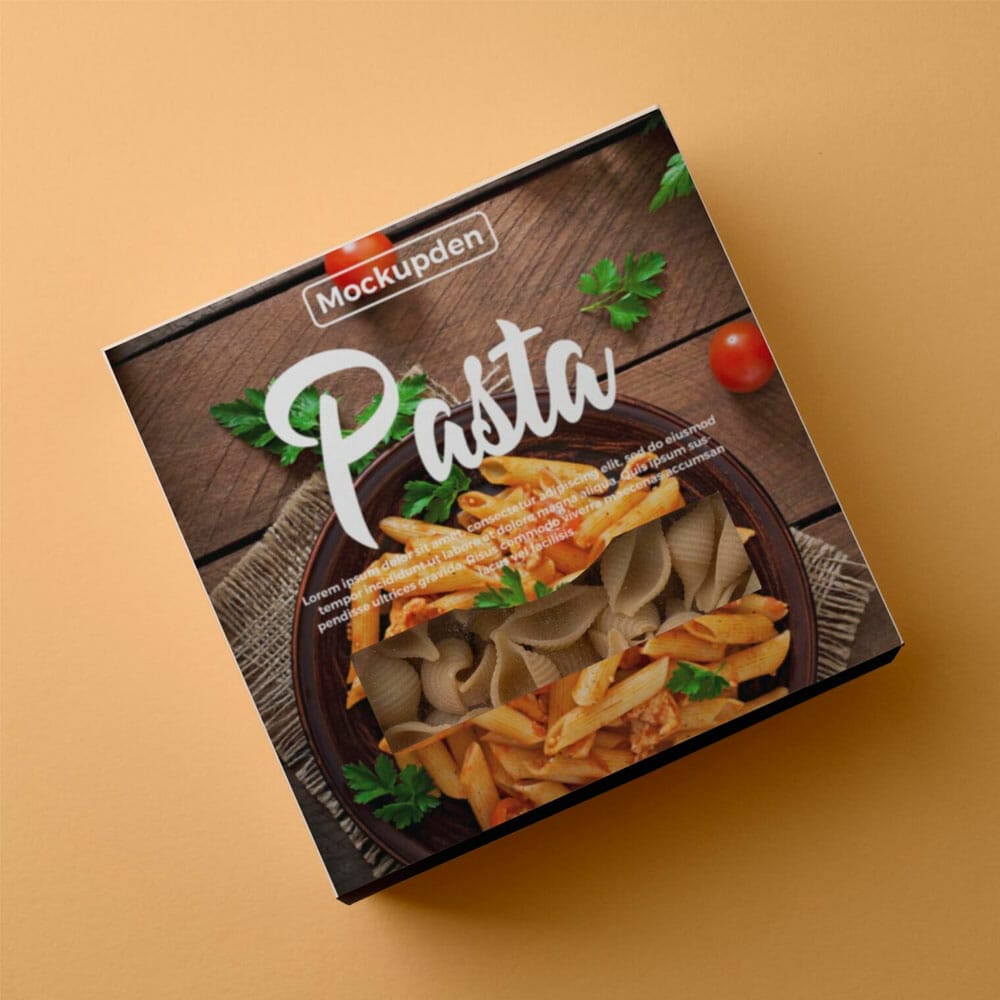 Free Window Box Mockup PSD Template