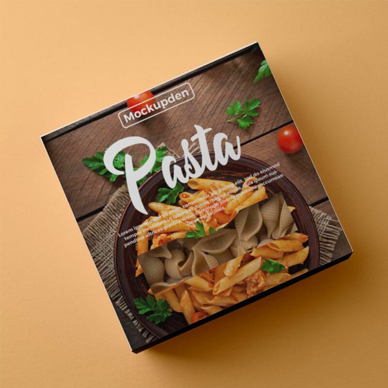 Free Window Box Mockup PSD Template