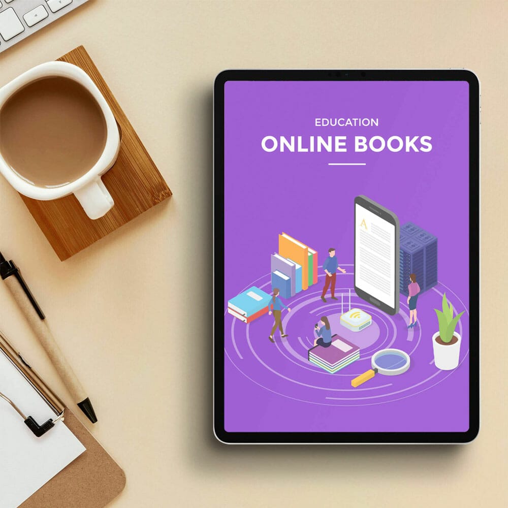 Free Ebook Cover Mockup PSD Template