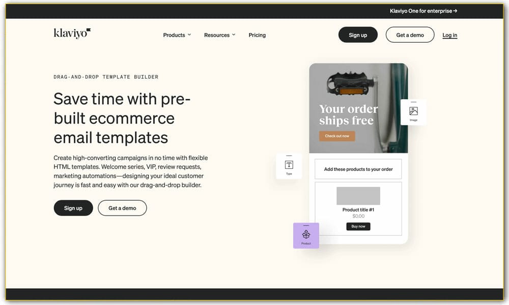 Klaviyo Email Template Builder