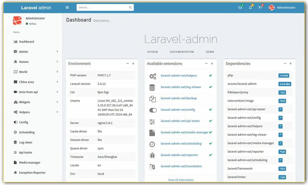 20+ Best Laravel Admin Panel Generators » CSS Author