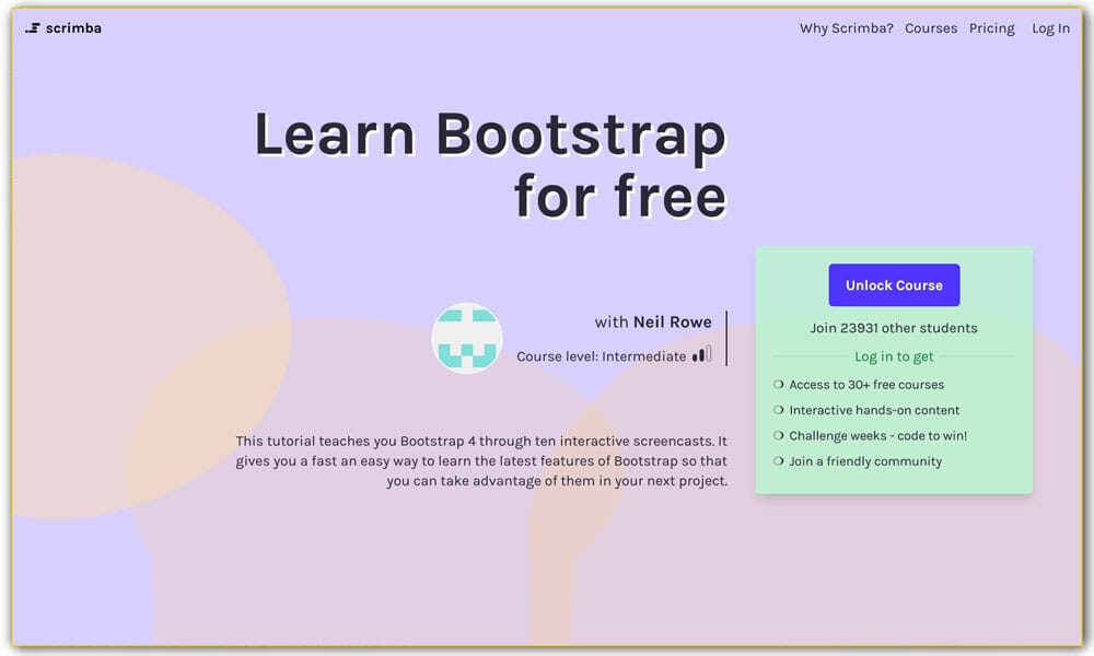 Learn Bootstrap 4 for free | Scrimba