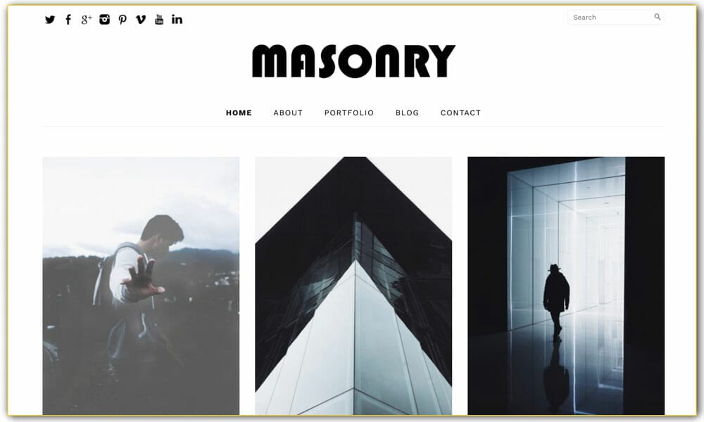 Masonry Theme