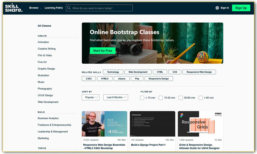 Online Bootstrap Classes | Skillshare
