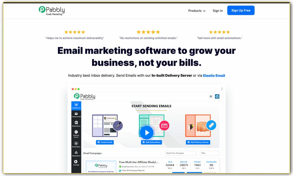 Pabbly Email Marketing