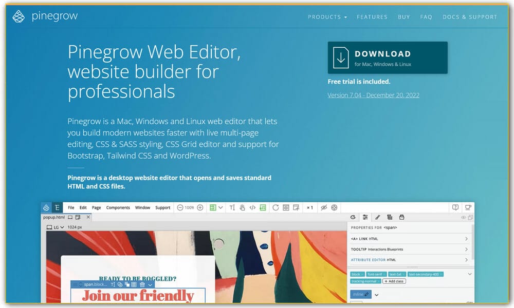 Pinegrow Web Editor