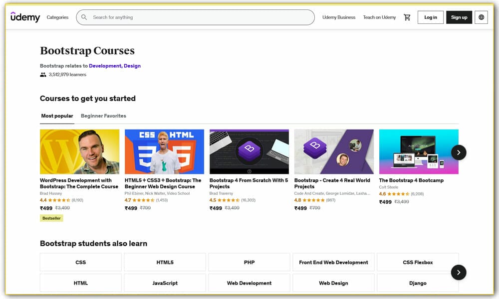 Udemy Bootstrap Courses Online