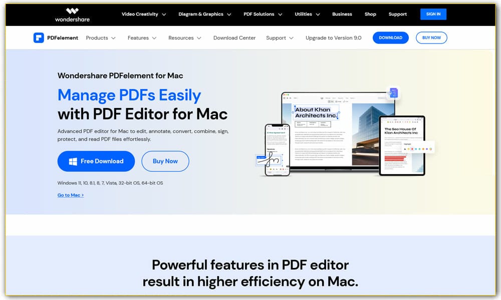 Wondershare PDFelement for Mac