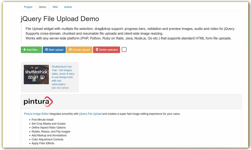 jQuery File Upload Plugin