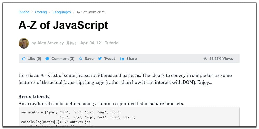 Best Free JavaScript Books 26 A-Z of JavaScript