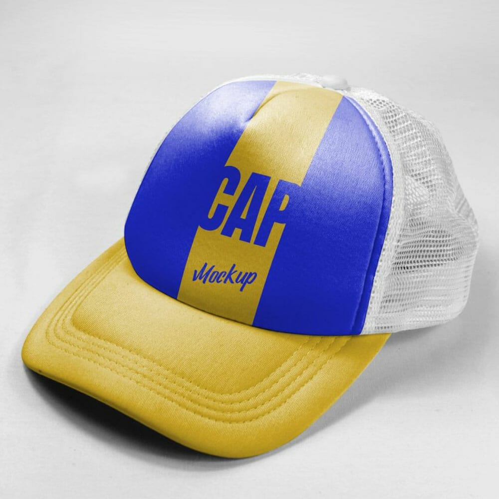 Free 3D Cap Mockup PSD