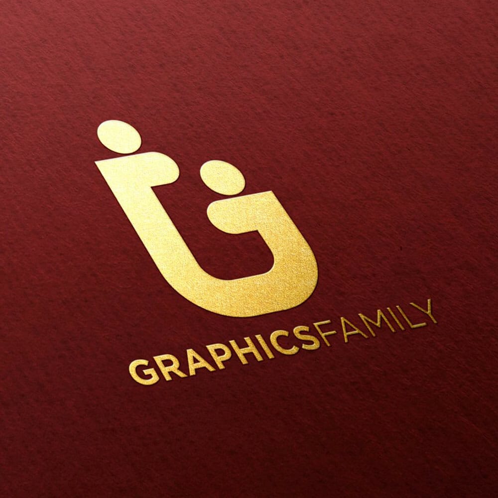 Free 3D Logo Mockup On Red Fabric PSD